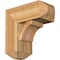 Ekena Millwork Legacy Craftsman Rough Sawn Bracket w/ Offset Brace, Western Red Cedar, 8"W x 18"D x 18"H BKT0806X18X18LEC04RWR - alternate 1